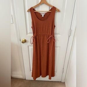 Athleta Echo Cinched Waist Midi Dress